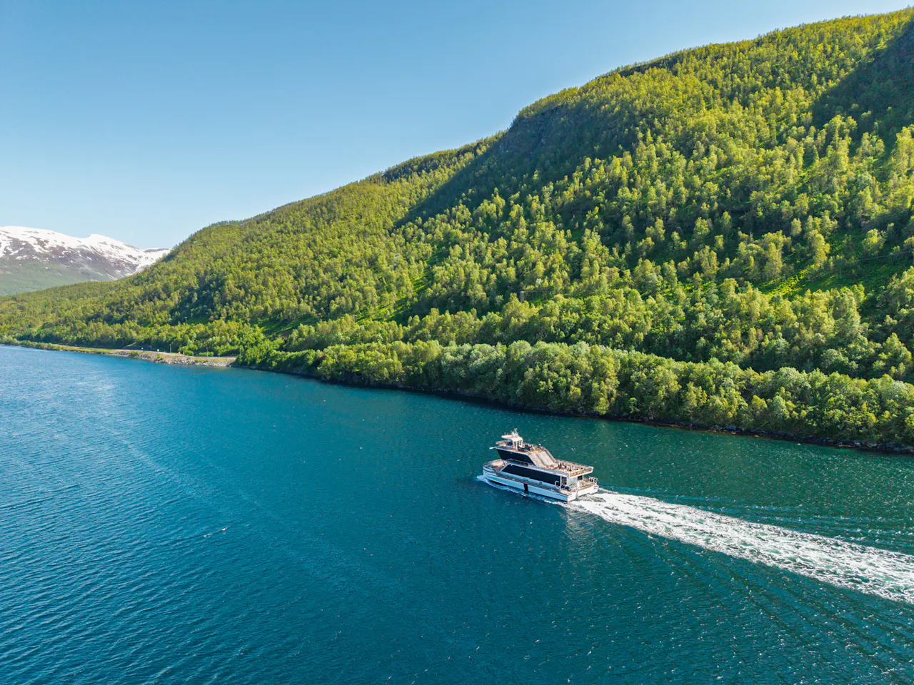 Brim Explorer — silent hybrid-electric fjord cruises